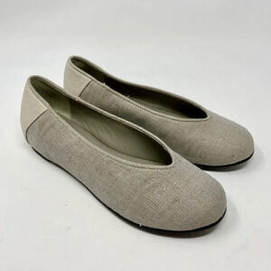 Eileen Fisher Patch 1‎ Woven Linen Ballet Flats